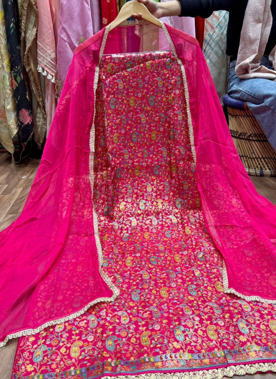 Elegant Dola Silk Suit Set