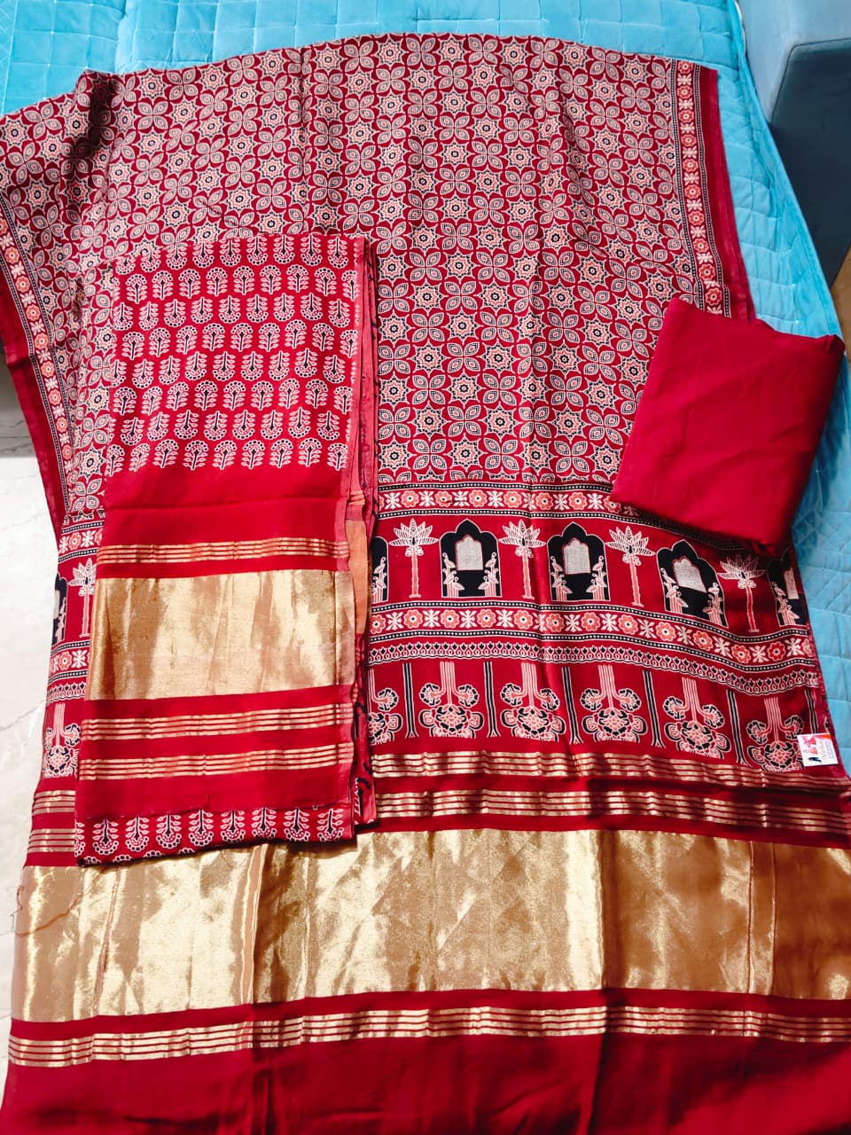 Traditional Printed Cotton Suit Set