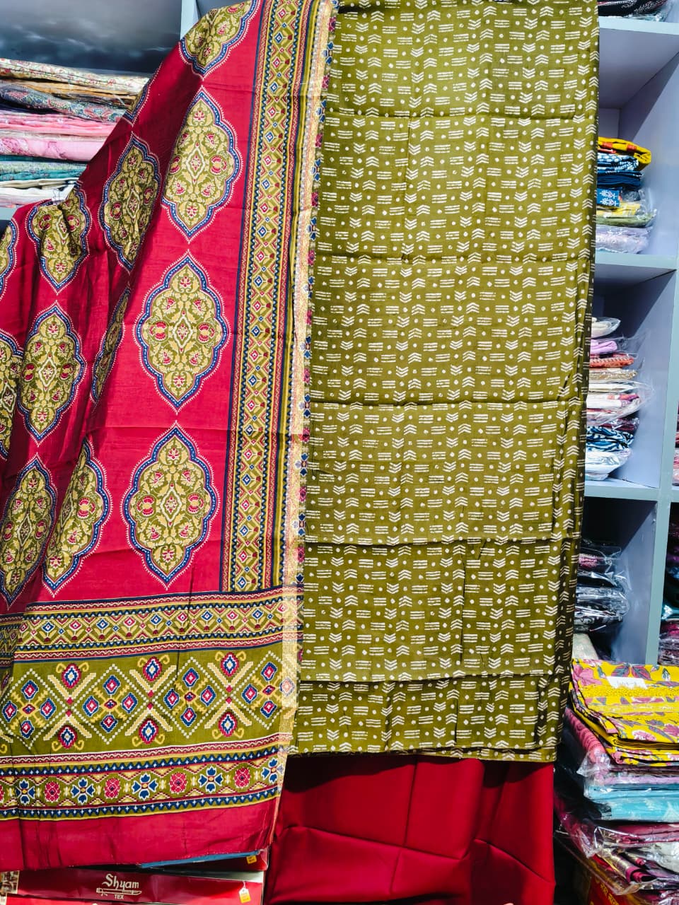 Maheshwari Silk Suit