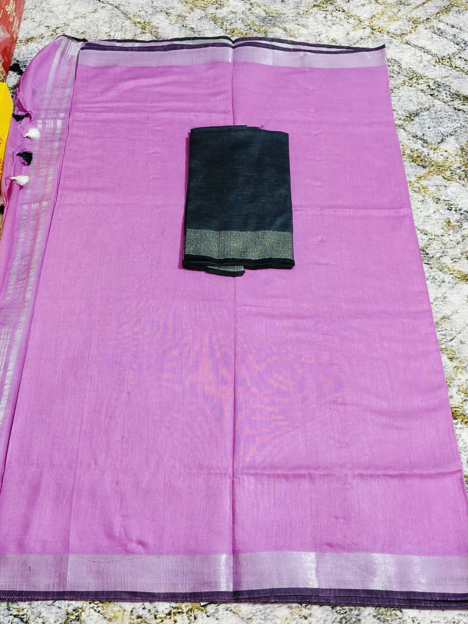 PURE LILEN SAREE