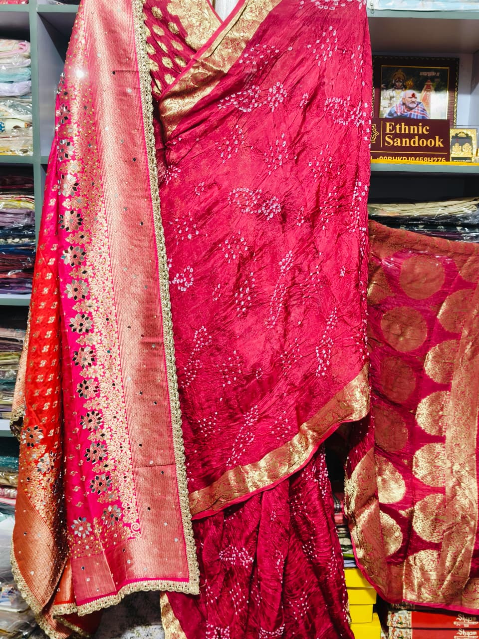 KUTCH BANDHNI TIE DYE SAREE