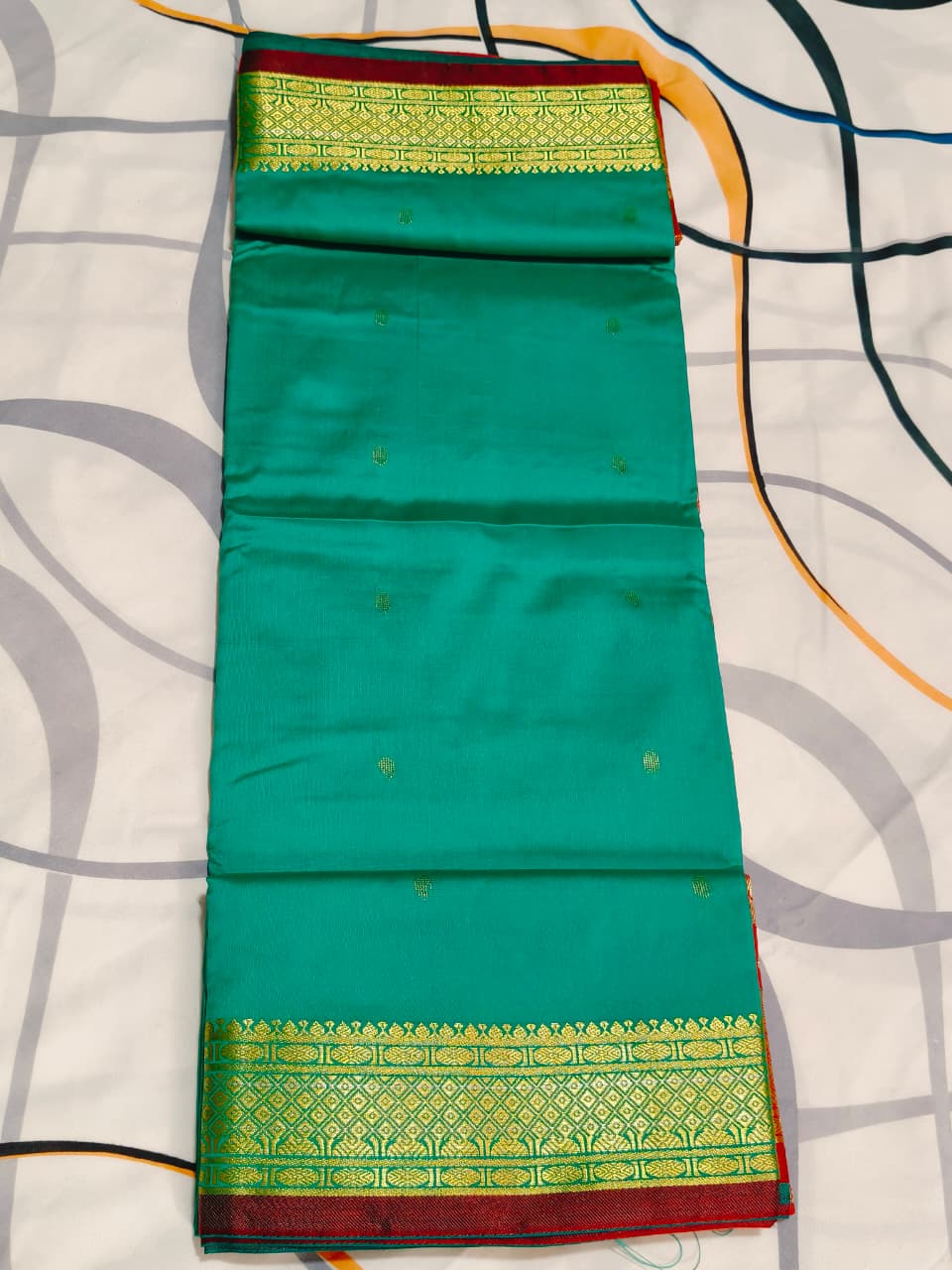 Semi kanchi silk saree
