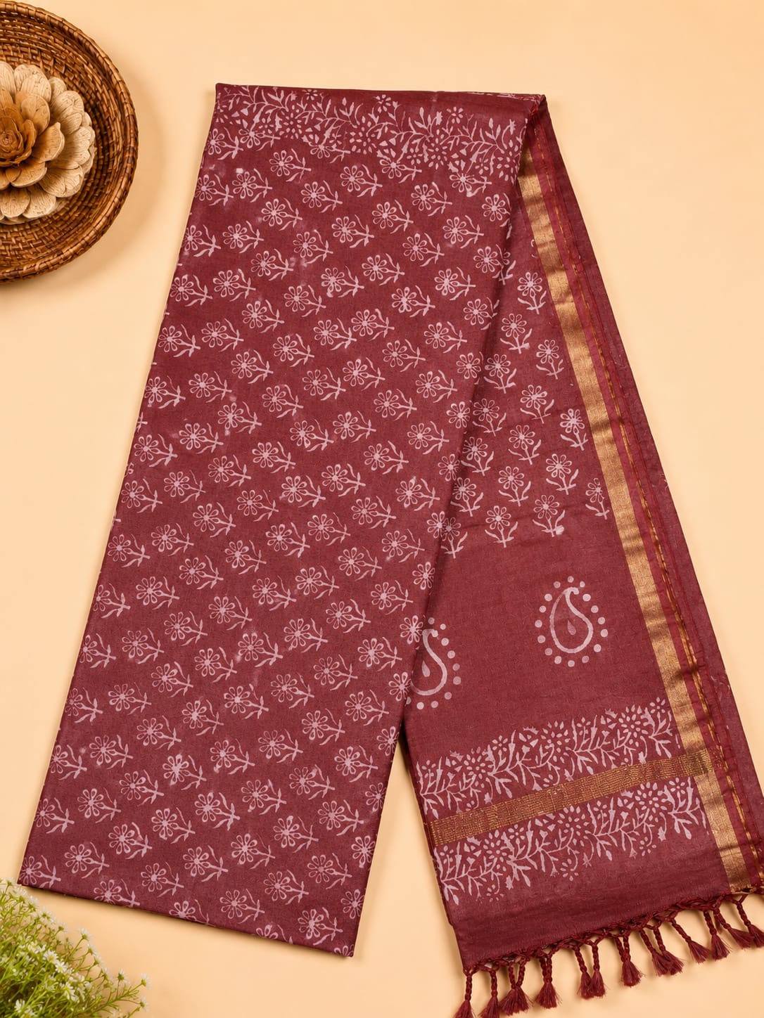 COTTON SILK SAREE