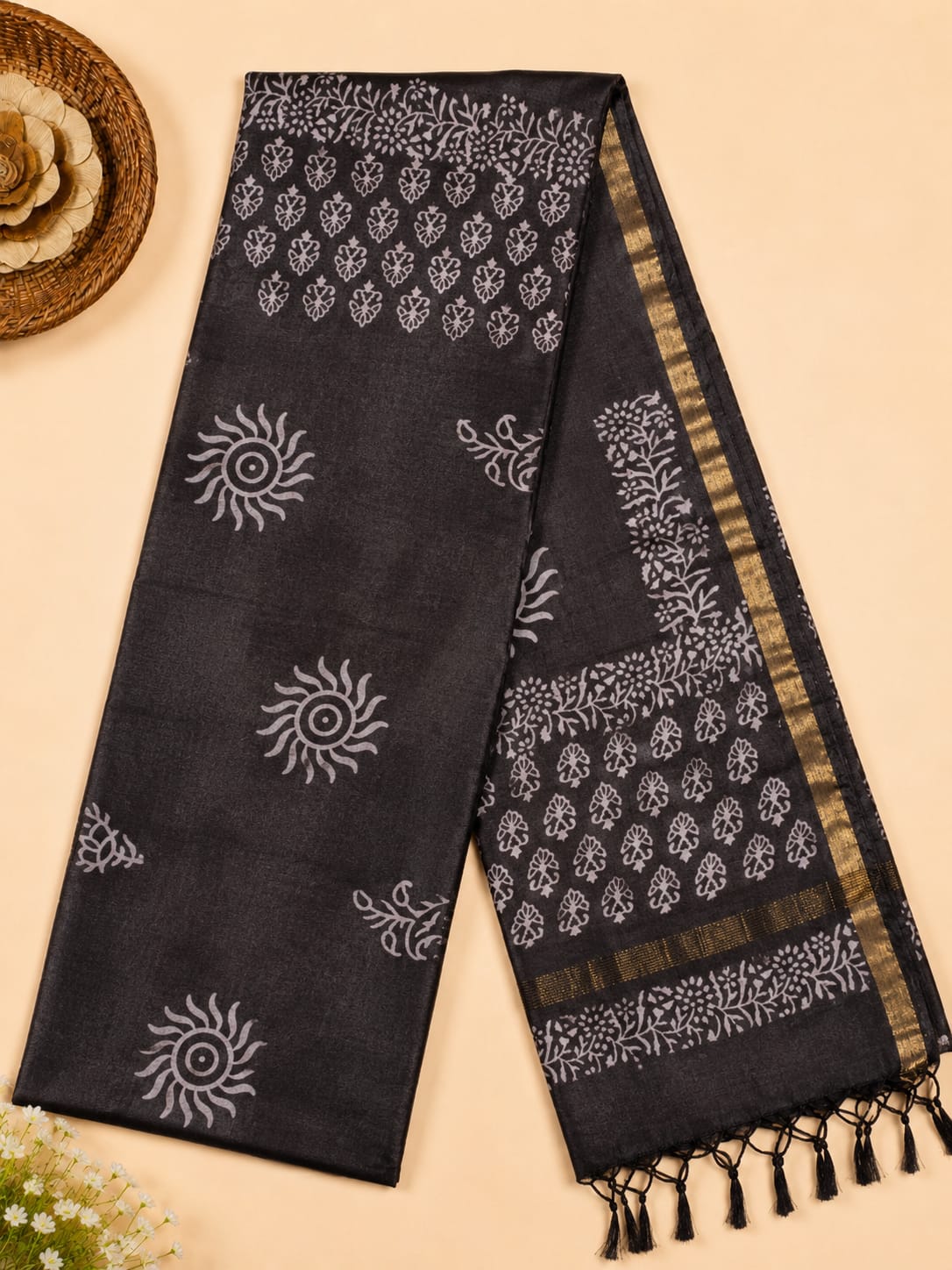 COTTON SILK SAREE