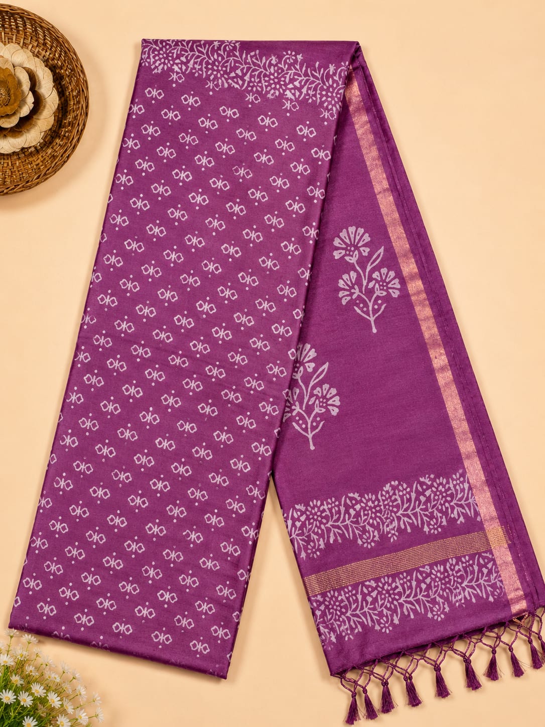 COTTON SILK SAREE