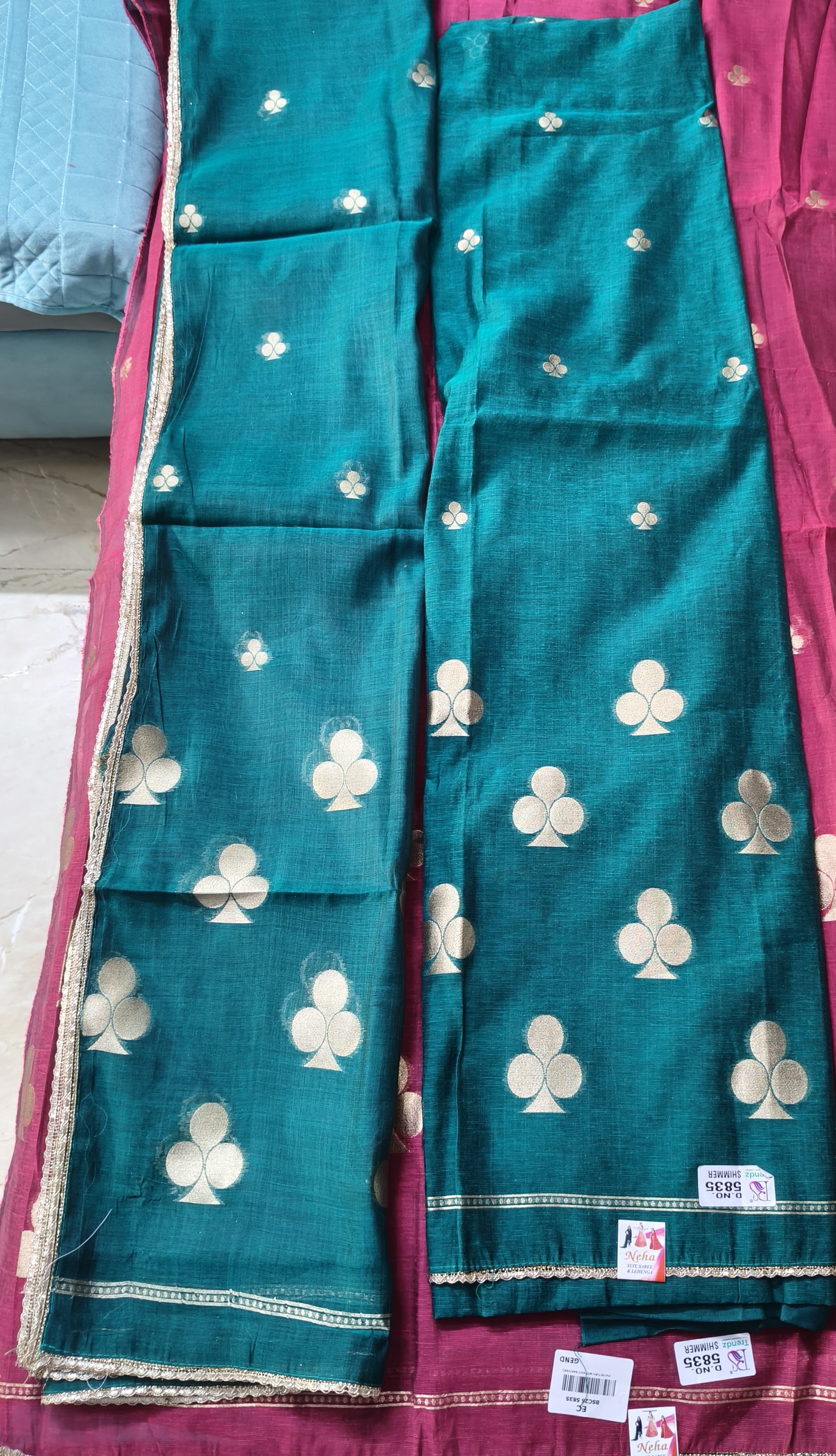 Elegant Zari Cotton Suit Set - gallery