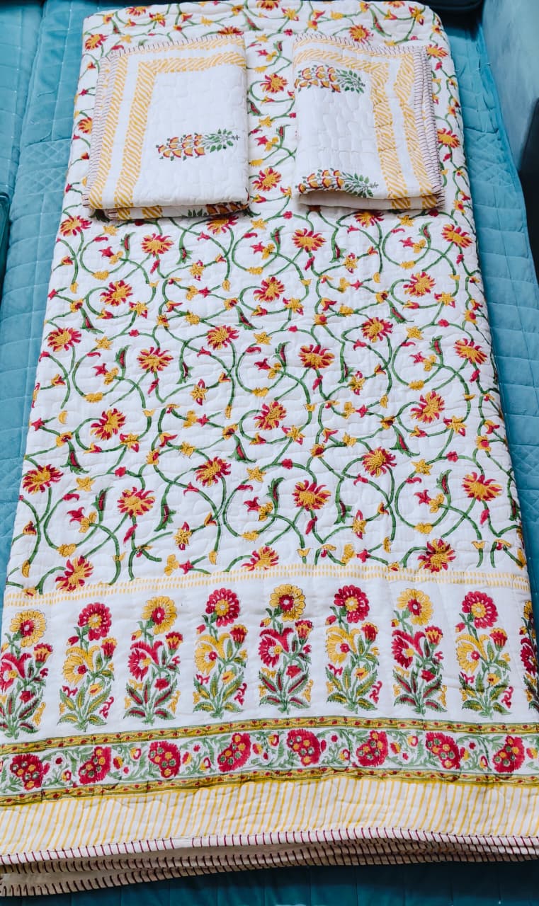 ORGANIC MULMUL COTTON QUILT - gallery