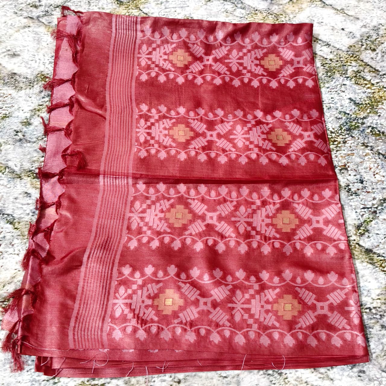 PREMIUM SILK JAMDANI SAREE - gallery