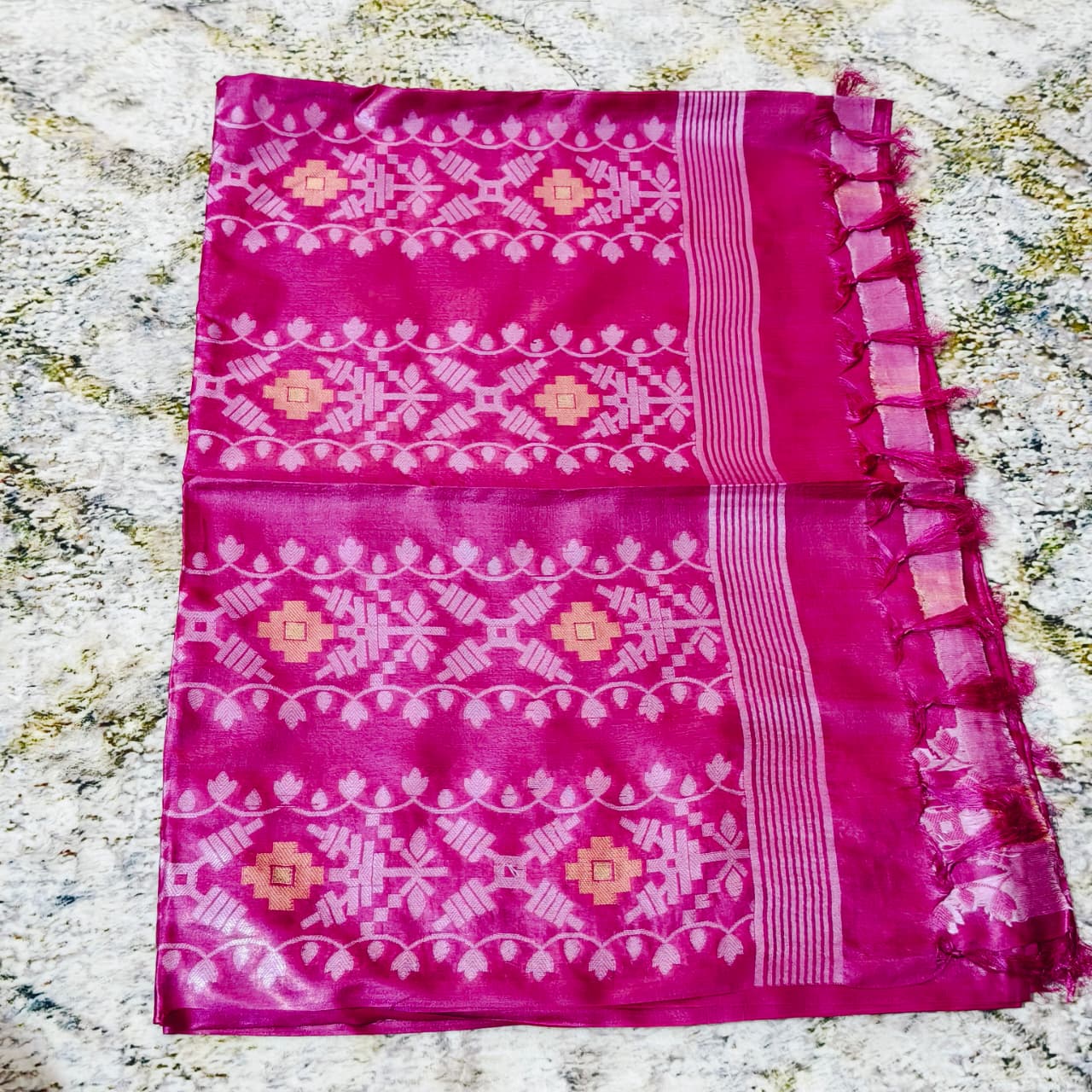 PREMIUM SILK JAMDANI SAREE - gallery