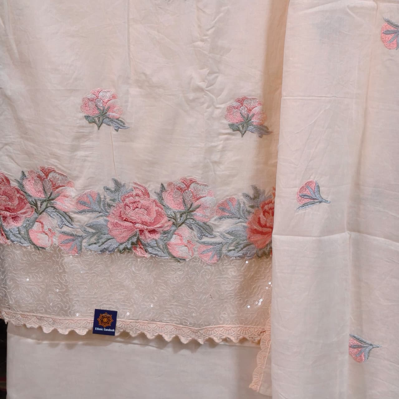 Mulmul cotton suit - gallery