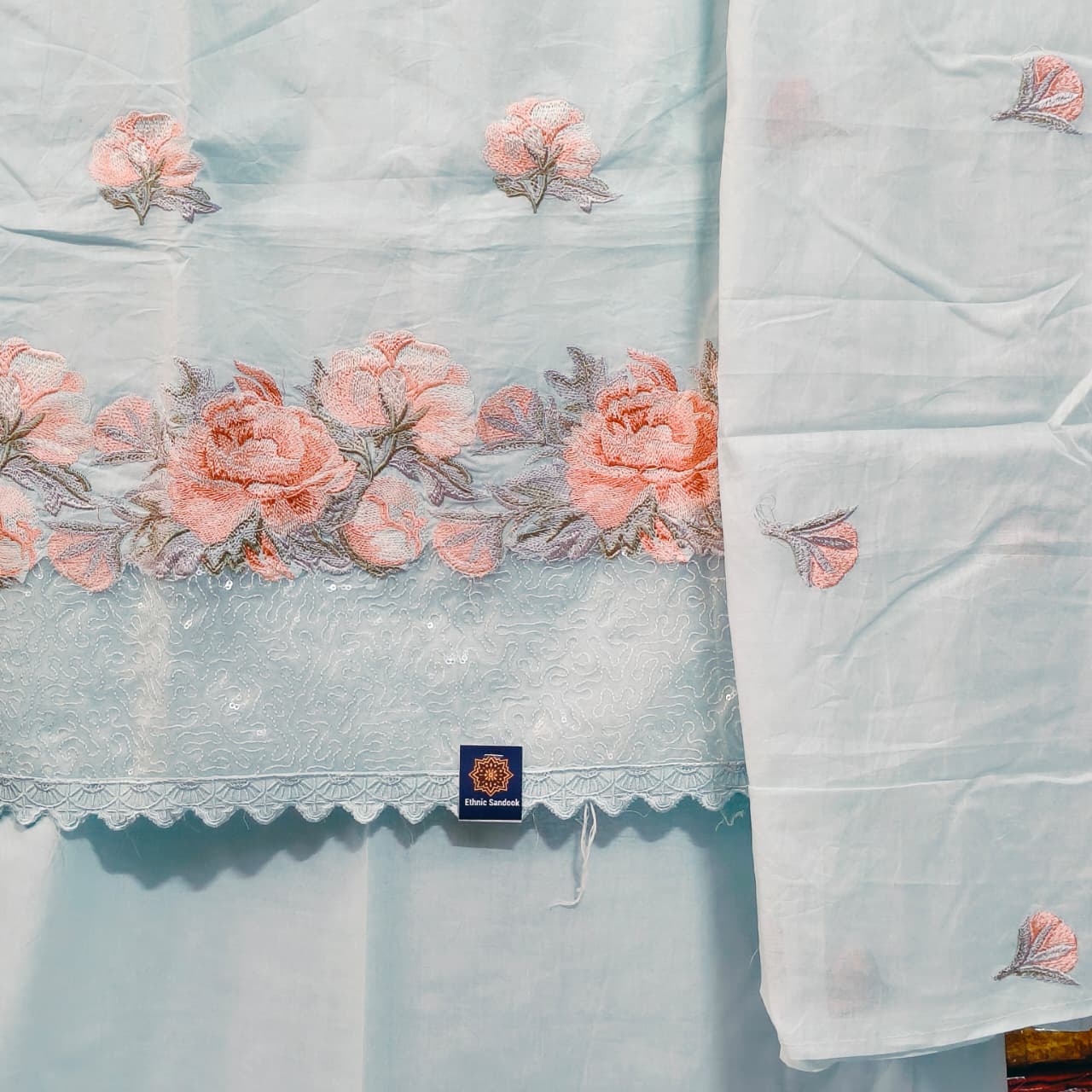Mulmul cotton suit - gallery